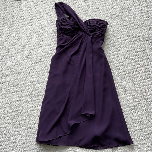 Dresses & Skirts - Purple one strap dress, size 6